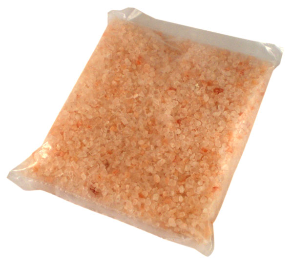 Indussalz Rosa (Himalaya Salz) - 12x 1Kg Liegebeutel, Körnung: 2-5 mm